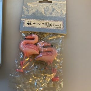 New! Flamingo earrings